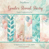 Gender Reveal Party - Digital Papers