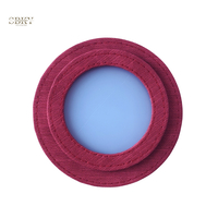 Shaker element with artificial leather, raspberry