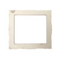 Chipboard gold rectangular frame