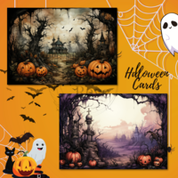 Digital Halloween Cards