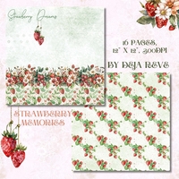 Strawberry Memories - Digital Papers