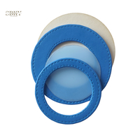 Shaker element with artificial leather, light blue color