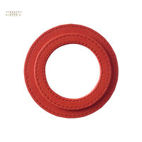 Shaker element with artificial leather, orange color