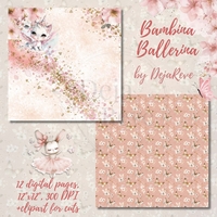 Bambina Ballerina - Digital Papers