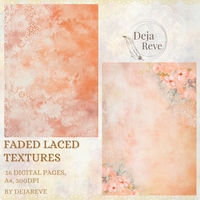 Дигитална хартия - Faded Laced Textures