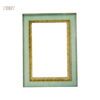 Chipboard light blue frame, 