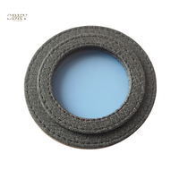 Shaker element with artificial leather, dark gray color