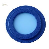 Shaker element with artificial leather, blue color
