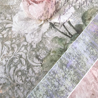 Bookbinding Canvas “Faded Roses & Letters” – 25x60 cm