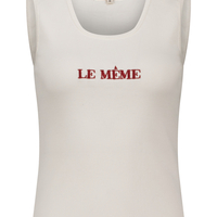 LE MÊME ribbed top