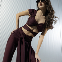 Burgundy Bond Pants