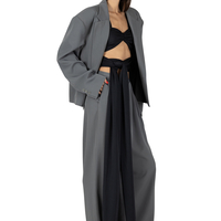 Salma Grey Oversize Blazer