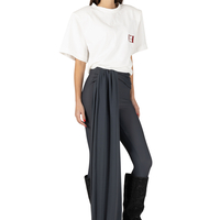 Stone grey bond pants