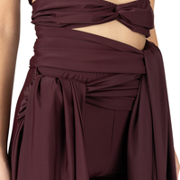 Burgundy Bond Pants