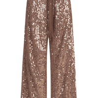 Sequins caramel pants