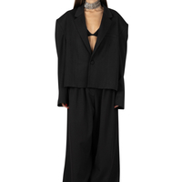 Salma Black Oversize Blazer