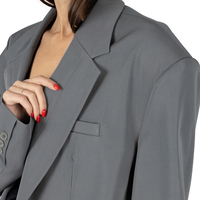 Salma Grey Oversize Blazer