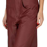 Claret cut out pants