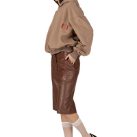Caramel crop hoodie