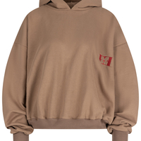 Caramel crop hoodie