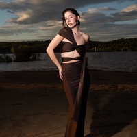 SAND LONG SKIRT