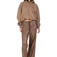 Sequins caramel pants