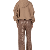 Caramel crop hoodie