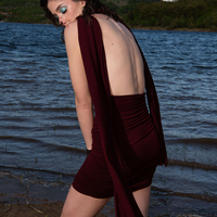 CARMEN DRAPED DRESS