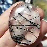 Кабошон Турмалинов кварц