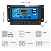 30А PWM Соларен Контролер - Lead Acid , Lifepo4 , LiIon , AGM ....