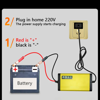 Смарт Импулсно Зарядно за Акумулатори 12v 2A