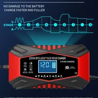Смарт Импулсно Зарядно за Акумулатори 12v 12A / 24v 6A EU Standart