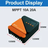 20A MPPT соларно зарядно - соларен контролер 12/24 v