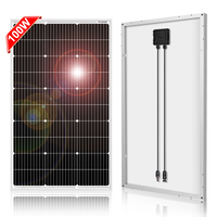100w монокристален соларен панел 18v