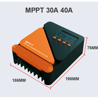 40a MPPT соларно зарядно - соларен контролер 12/24 v