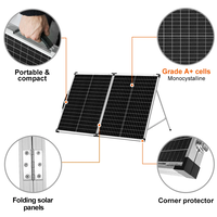 Комплект 100W соларен куфар DOKIO FSP-100M