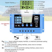 30А PWM Соларен Контролер - Lead Acid , Lifepo4 , LiIon , AGM ....