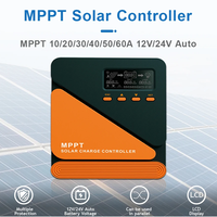 40a MPPT соларно зарядно - соларен контролер 12/24 v