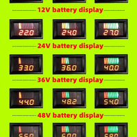 Волтметър  12v / 24v / 36v / 48v / 60v