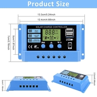 30А PWM Соларен Контролер - Lead Acid , Lifepo4 , LiIon , AGM ....