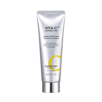 Почистваща пяна за изравняване на тена и премахване на нечистотиите Missha Vita C Plus Clear Complexion Foaming Cleanser 120 мл