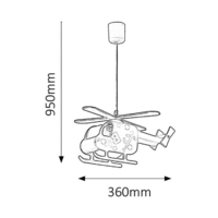 Детски полилей Helicopter - 40 W 4717