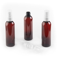 РЕТ бутилка с бяла спрей помпа 100 мл, пакет 3 броя