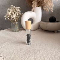 Рол-он бутилка с ролер от турмалин и скъпоценни камъни