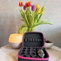 Комбиниран несесер с 19 основни слота и допълнителни вложки