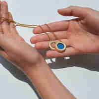 Eclipse - kолие с арома дифузер от 18-каратово злато