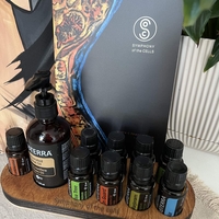 Комплект Симфония на клетката - книга с приложения и дървена поставка