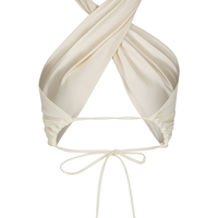 Akakki Satin Cross Top