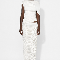 Judde Draped Skirt In Ivory