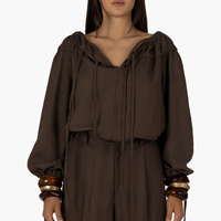 Caìa balloon blouse
